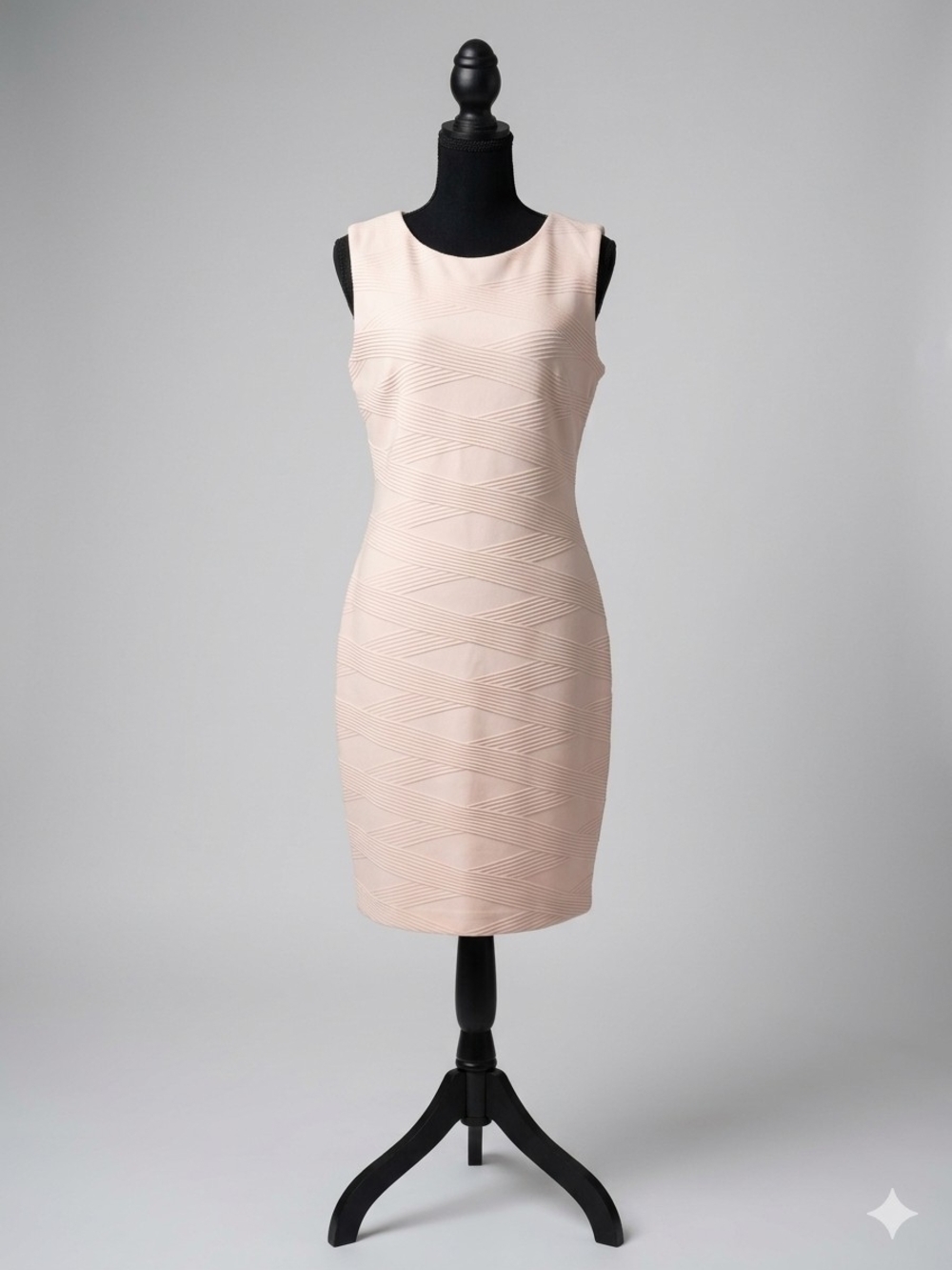 Tommy Hilfiger Sleeveless Sheath Dress in Light Blush Pink.  Excellent Cond Sz 8